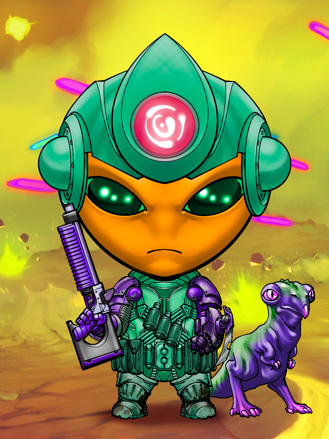 War Saturn Soldier #1346