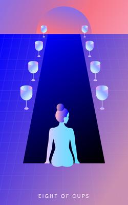 Mystic Mondays Tarot Eight of Cups