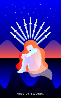 Mystic Mondays Tarot Nine of Swords