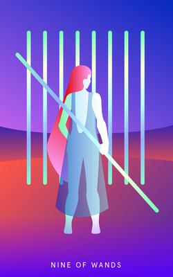 Mystic Mondays Tarot Nine of Wands