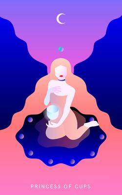 Mystic Mondays Tarot Princess of Cups