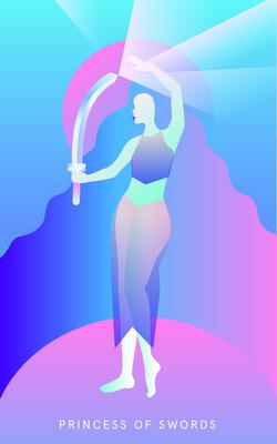 Mystic Mondays Tarot Princess of Swords