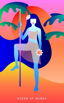 Mystic Mondays Tarot Queen of Wands