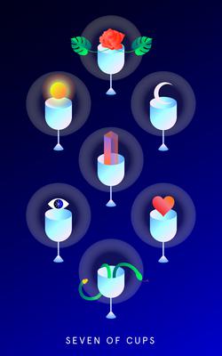 Mystic Mondays Tarot Seven of Cups