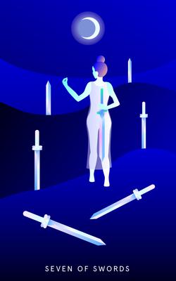Mystic Mondays Tarot Seven of Swords